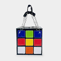 Rubik's Cube Tote / Crossbody Bag