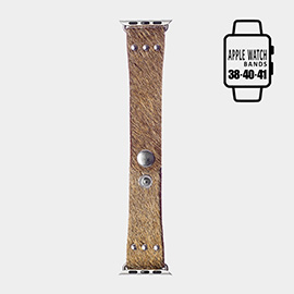 Deer Patterned Apple Watch Band