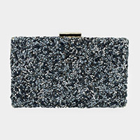 Mother of Pearl Cluster Clutch / Crossbody Bag