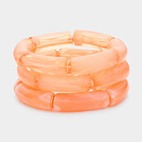 3PCS - Resin Stretch Bracelets