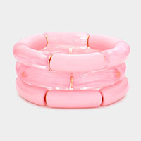 3PCS - Resin Stretch Bracelets