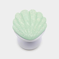 Glittered Shell Adhesive Phone Grip and Stand