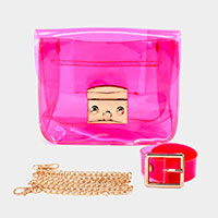 Transparent Jelly Fanny Pack / Belt / Crossbody Bag