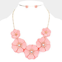 Bloom Flower Link Necklace