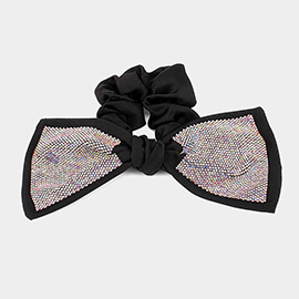 Oversized Flexible Bling Bow Scrunchie Hair Band