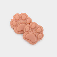 Paw Polymer Clay Stud Earrings