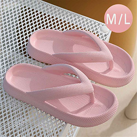 Solid Soft Sole Flip Flop Slippers