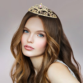 Bride To Be Rhinestone Princess Tiara