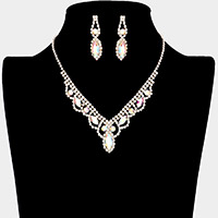 Crystal Rhinestone Pave Necklace