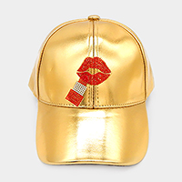 Bling Lip Baseball Cap