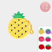 12PCS - Pineapple Coin Purses