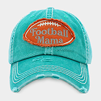 FOOTBALL MAMA Vintage Baseball Cap