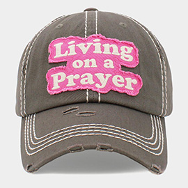 LIVING ON A PRAYER Vintage Baseball Cap