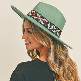 Tribal Band Panama Hat