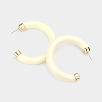 Acetate Hoop Earrings