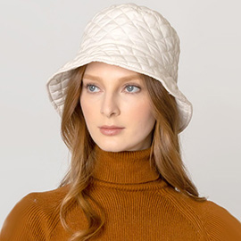 Quilted Padding Bucket Hat