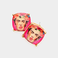 Frida Kahlo Stud Earrings