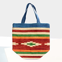 Striped Boho Patterned Shoulder Bag