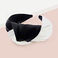 Two Tone Burnout Knot Headband