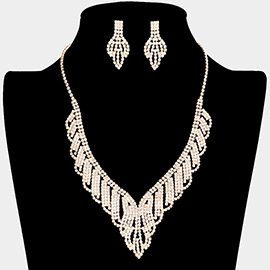 Rhinestone Pave Necklace