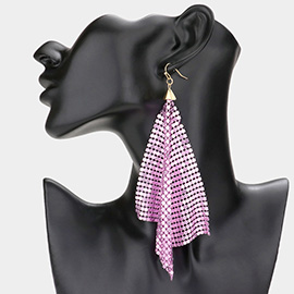 Mesh Chain Dangle Earrings