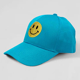 Smile Accented Mesh Baseball Cap