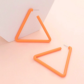 Triangle Hoop Earrings