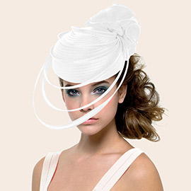 Fabric Pointed Elastic String Dressy Hat