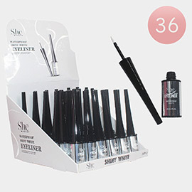 36PCS - Waterproof Shiny White Eyeliners