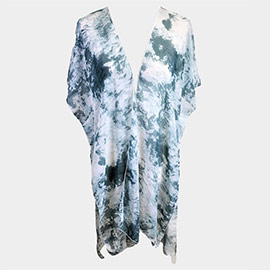 Tie Dye Cover Up Kimono Poncho