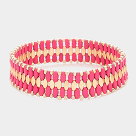 Color Pointed Stretch Bracelet