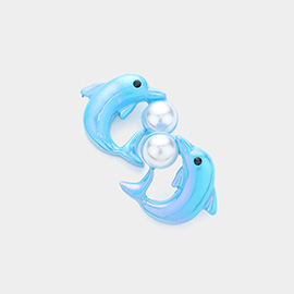 Dolphin Stud Earrings