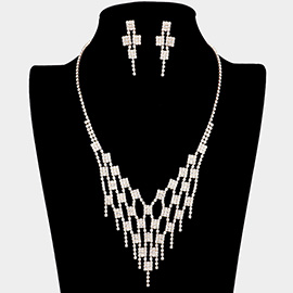 Rhinestone Pave Necklace