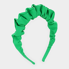 Pleated Solid Headband