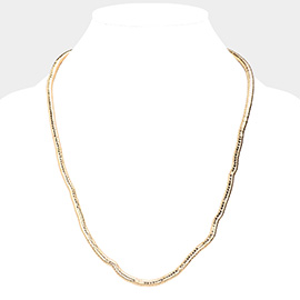 24Inch Gooseneck Metal Necklace