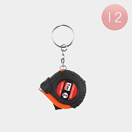 12PCS - Tape Measure Keychains