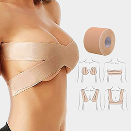 Lift Tape Push Up Boob Nipple Cover Elastic Adhesive Tape