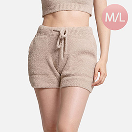 Solid Side Pockets String Shorts