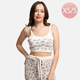 Leopard Patterned Crop Top