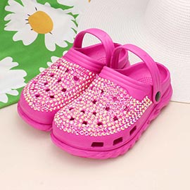 Bling Solid Rubber Sandals