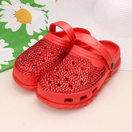 Bling Solid Rubber Sandals