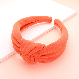 Solid Knot Burnout Headband