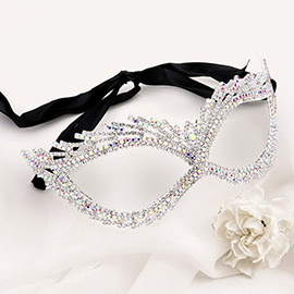 Rhinestone Masquerade Mask