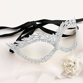 Rhinestone Masquerade Mask