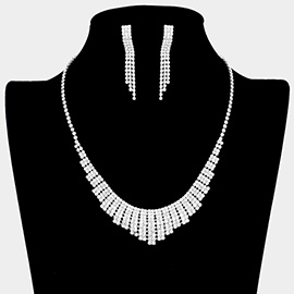 Rhinestone Pave Necklace