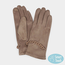 Chain Pointed Touch Smart Gloves