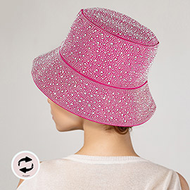 Reversible Bling Bucket Hat