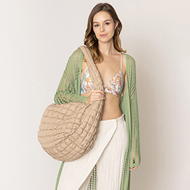 Quilted Puffer Shoulder / Crossbody Bag Cloud Bag