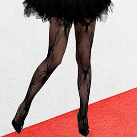 Spider Halloween Costume Fishnet Tights