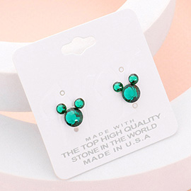 Mouse Character Stud Earrings